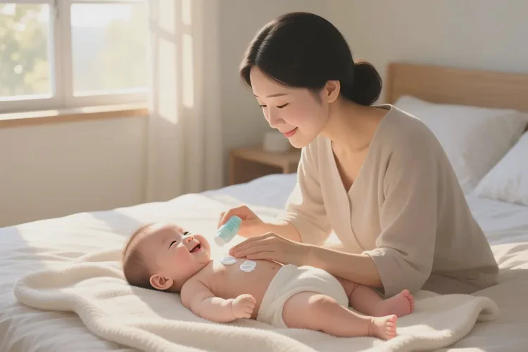 婴儿脸上容易起湿疹可以治愈吗(图1)