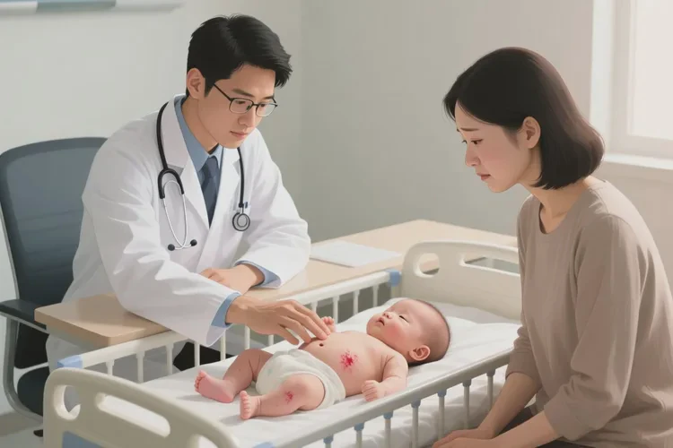 宝宝肚子上容易长湿疹可以治愈吗(图4)