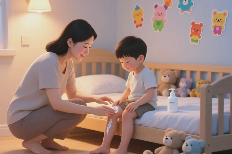 孩子小腿上经常长湿疹可以治愈吗(图1)