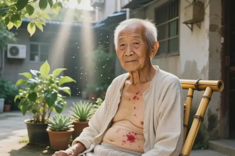 高龄老人肚子有湿疹能够彻底治愈吗(图1)