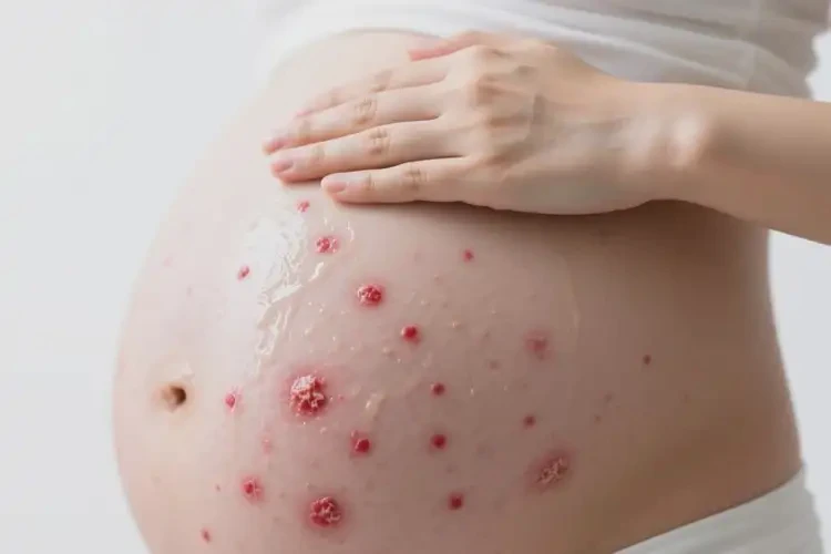 产妇肚子上长湿疹能治好吗(图2)