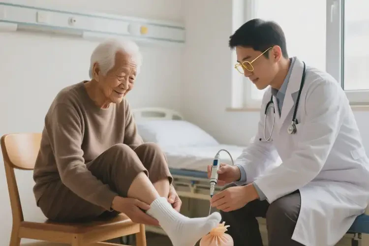 老人脚上偶尔起湿疹能治好吗(图2)