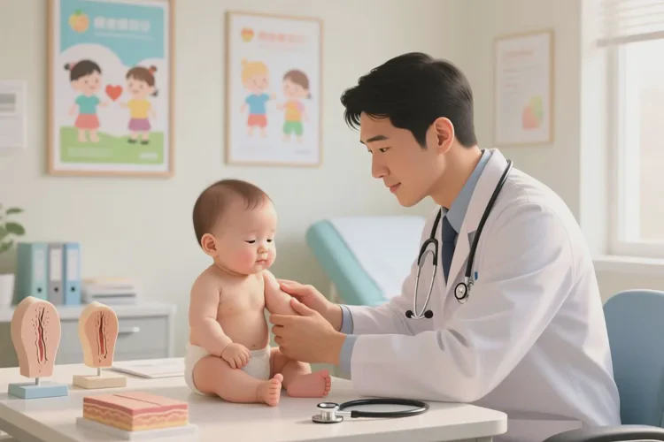 婴儿手臂上偶尔起湿疹可以治愈吗(图3)