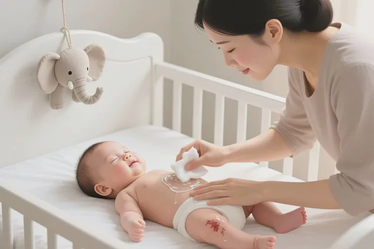 宝宝大腿出现湿疹可以治愈吗(图1)