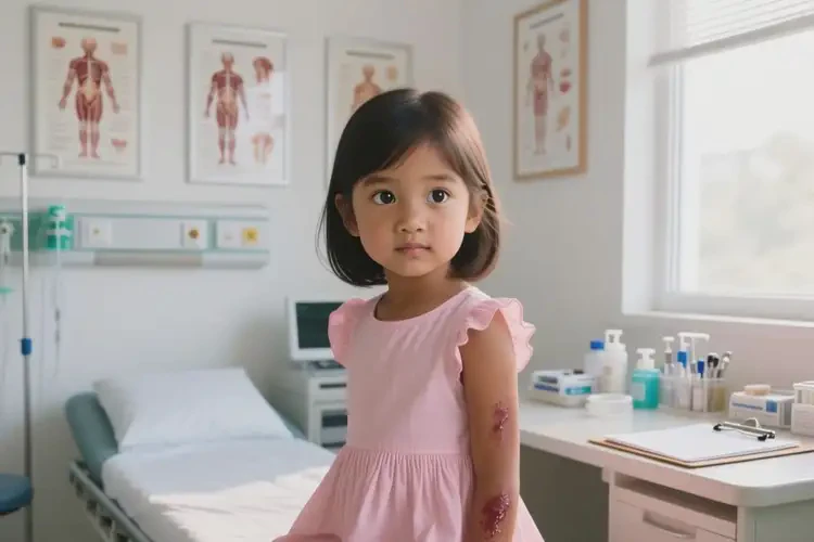 儿童手臂经常长湿疹能治好吗(图4)