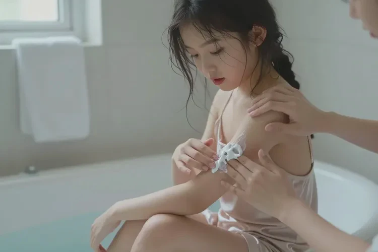 小孩手臂出现湿疹可以治愈吗(图2)