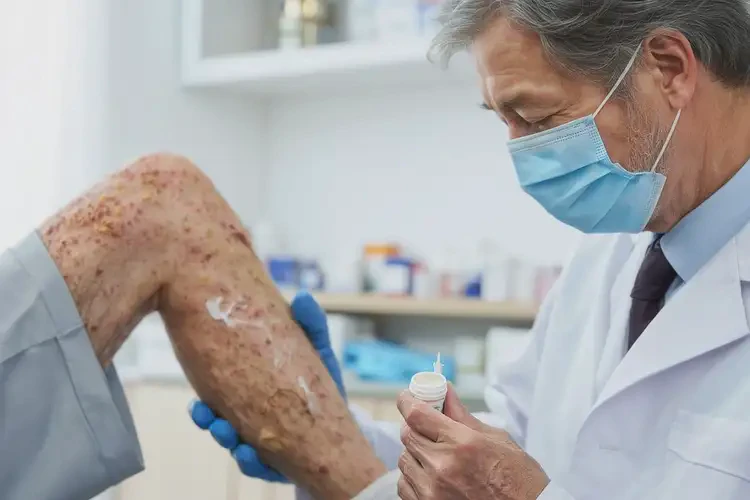 老人小腿上经常长湿疹不管它会自己痊愈吗(图3)