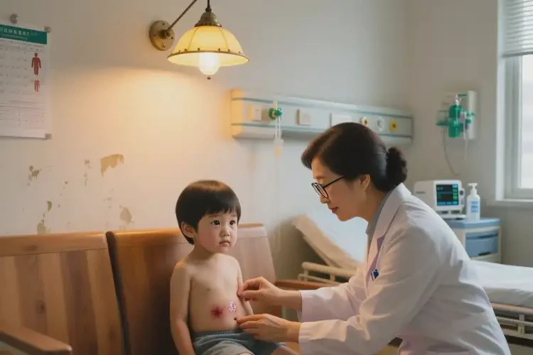 小孩肚子偶尔起湿疹能治好吗(图2)