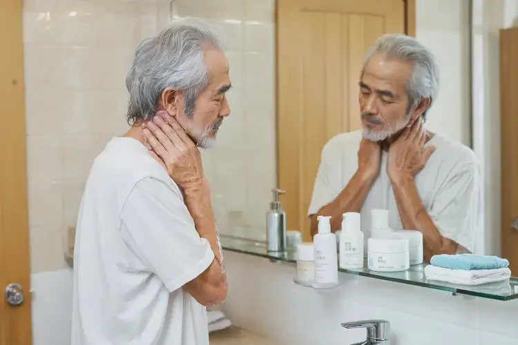 老人脖子上偶尔起湿疹不管它会自己自愈吗(图2)