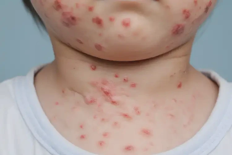 小孩脖子偶尔起湿疹能治好吗(图4)