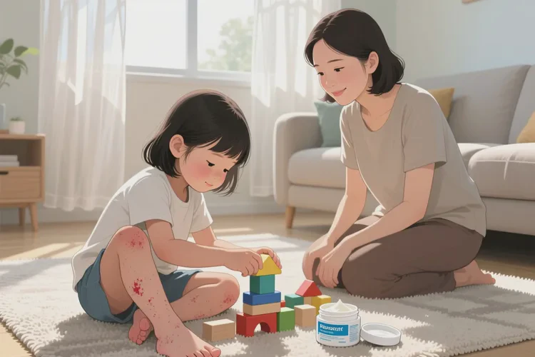 小儿小腿上出湿疹能治愈吗(图2)