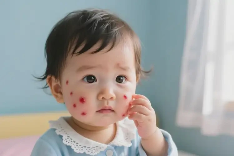 幼儿脸上出现湿疹能彻底自愈吗(图1)