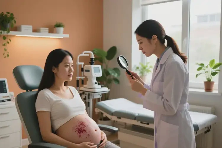 女性肚子有湿疹能治好吗(图1)