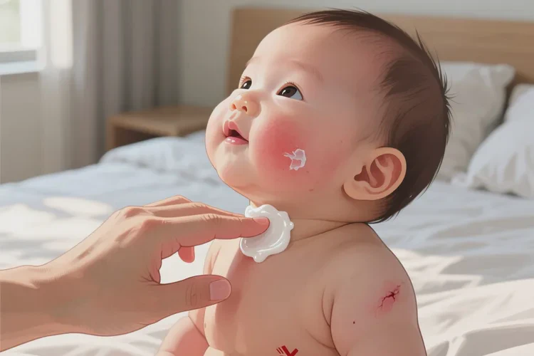 小儿脖子出现湿疹能治愈吗(图2)