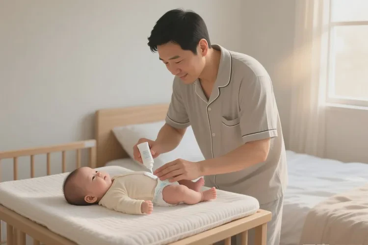 宝宝屁股有湿疹可以治愈吗(图1)