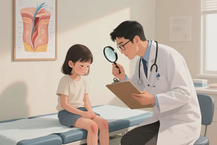 儿童四肢经常长湿疹可以治愈吗(图2)