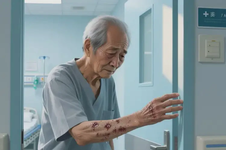 老年人手臂上偶尔长湿疹能治好吗(图4)