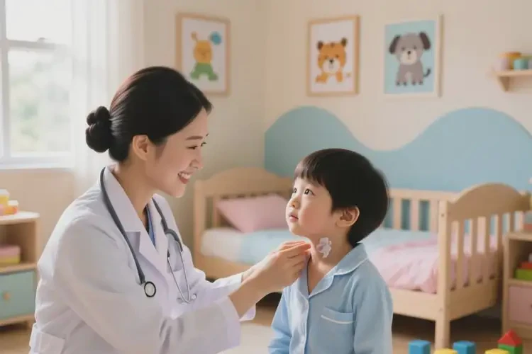 小孩脖子上容易起湿疹能治好吗(图4)