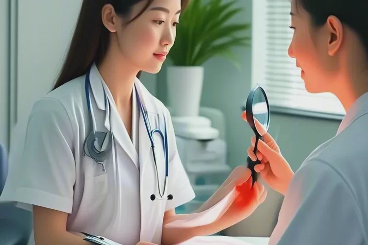 女生身上出现湿疹可以治愈吗(图1)