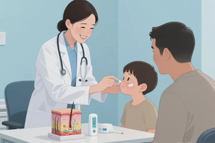 孩子脖子经常长湿疹可以治愈吗(图3)