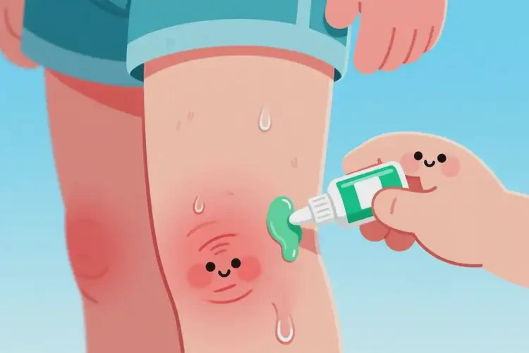 孩子大腿偶尔起湿疹能治好吗(图4)