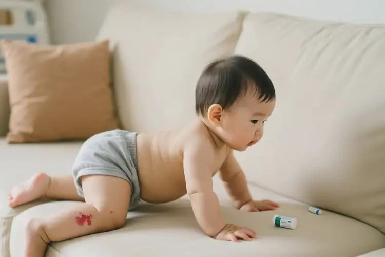 婴幼儿大腿偶尔长湿疹能治好吗(图1)