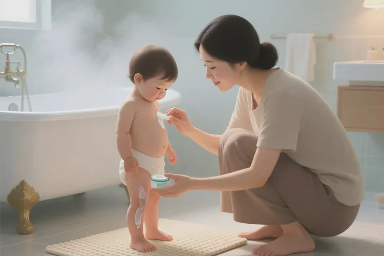 宝宝小腿上起湿疹可以治愈吗(图2)