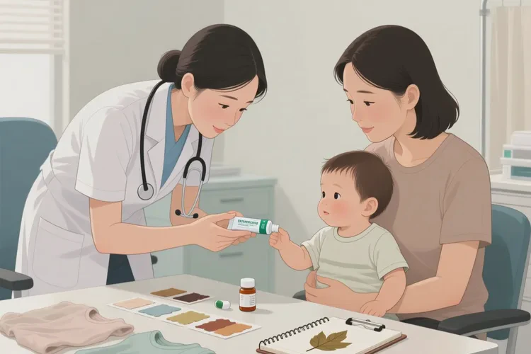 小孩脖子上起湿疹可以治愈吗(图3)