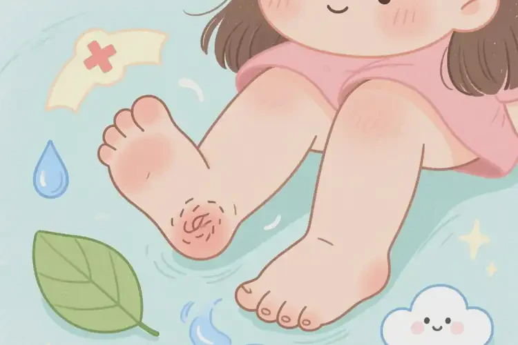 少儿脚上容易长湿疹能治好吗(图2)