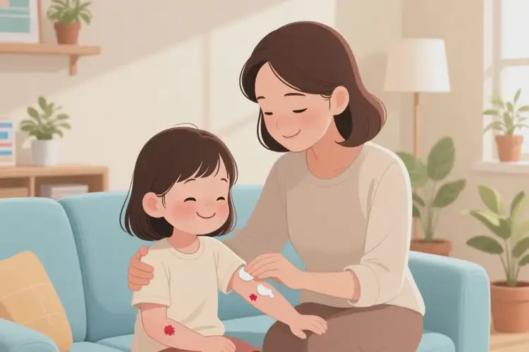 儿童手臂容易起湿疹能治好吗(图4)