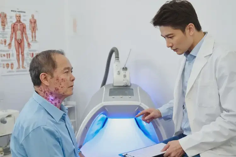 男人脖子容易起湿疹不管它会自己自愈吗(图1)