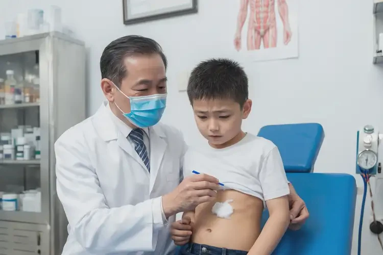 孩子肚子上长湿疹能治好吗(图3)