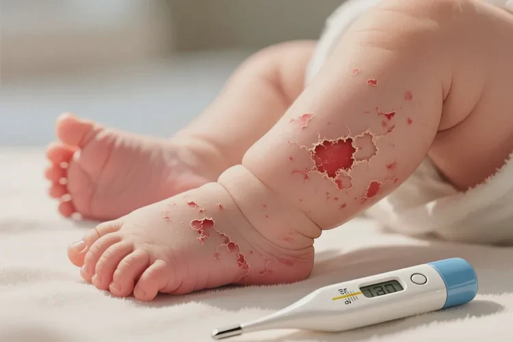 婴幼儿小腿上出湿疹可以治愈吗(图2)