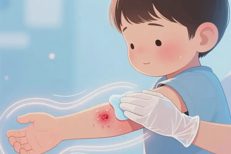 儿童手臂经常起湿疹能治好吗(图1)