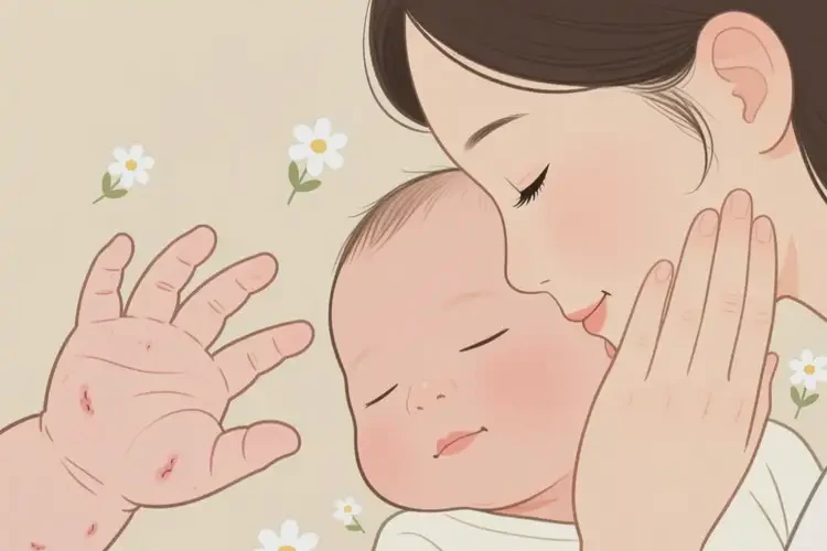 宝宝身上容易长湿疹能治好吗(图3)