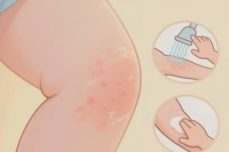 小儿小腿长湿疹能治好吗(图4)