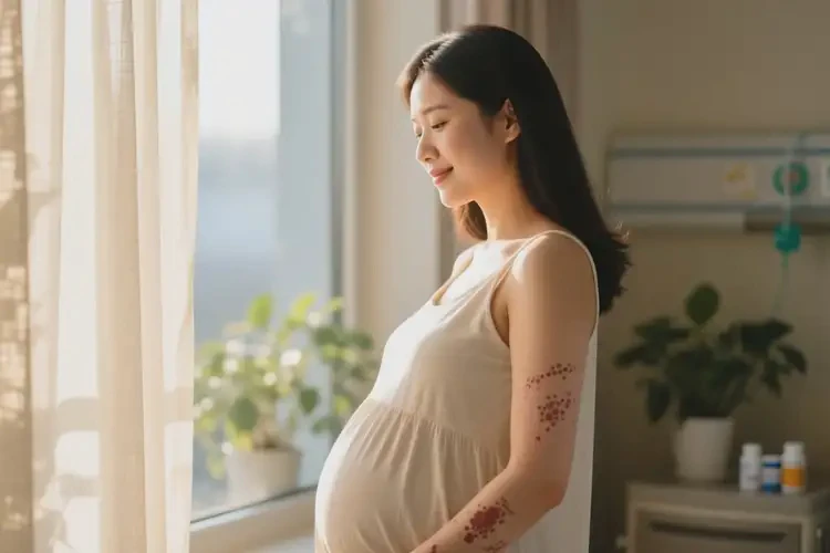 孕妇手臂经常起湿疹能治好吗(图1)