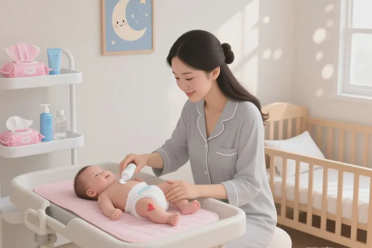 婴儿大腿上偶尔起湿疹可以治愈吗(图1)