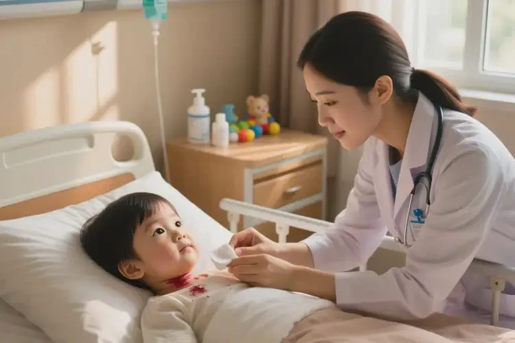 小孩脖子长湿疹能治好吗(图2)