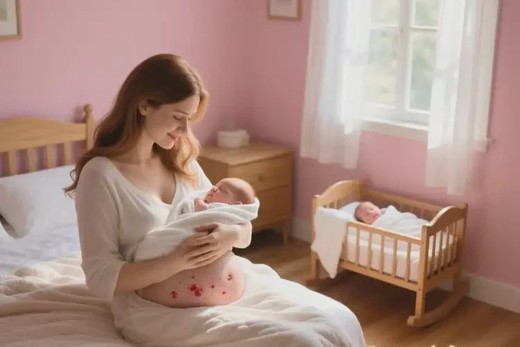 产妇肚子有湿疹能治好吗(图1)