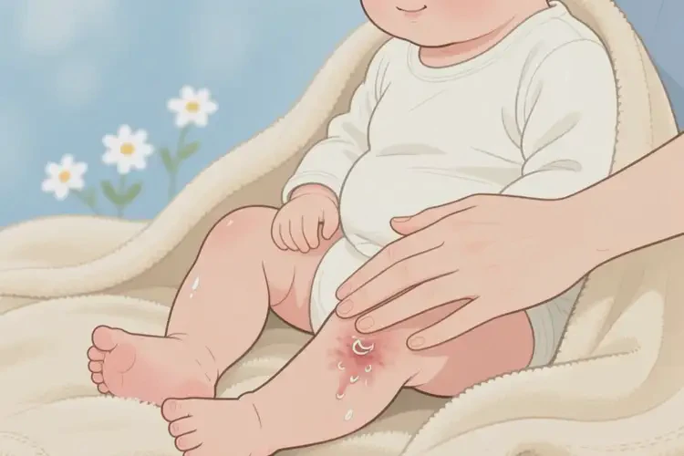 婴儿小腿上经常起湿疹能治好吗(图3)