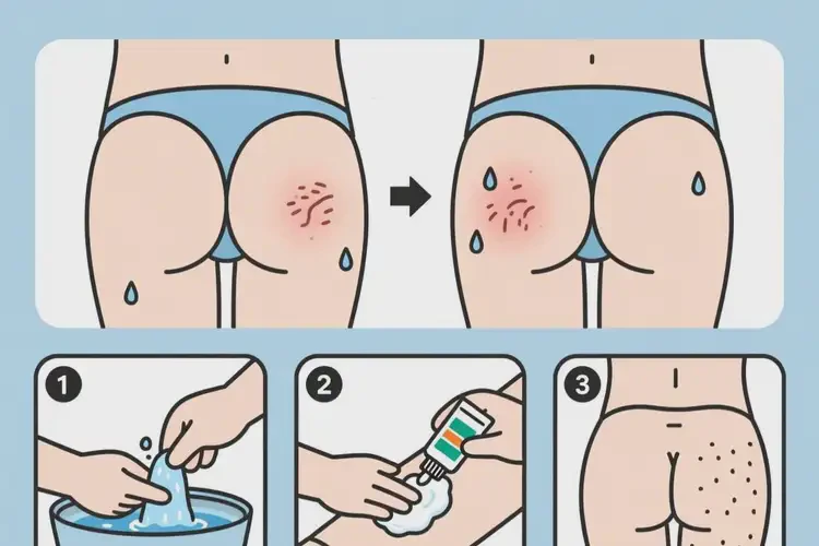 儿童屁股偶尔长湿疹能治好吗(图1)