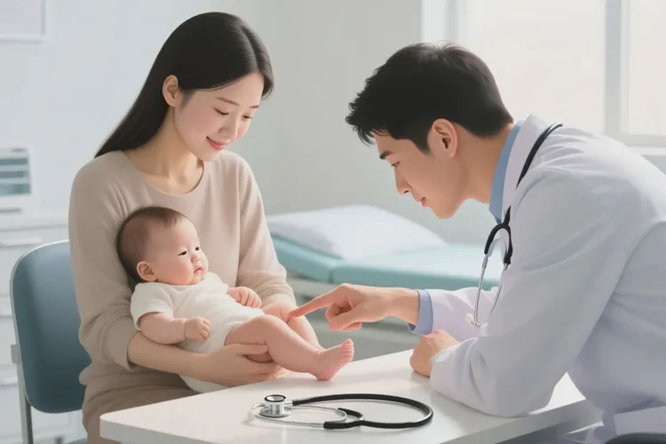 宝宝大腿上偶尔长湿疹可以治愈吗(图1)