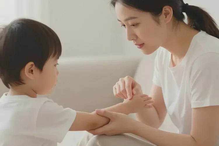 小孩手臂出现湿疹可以治愈吗(图4)