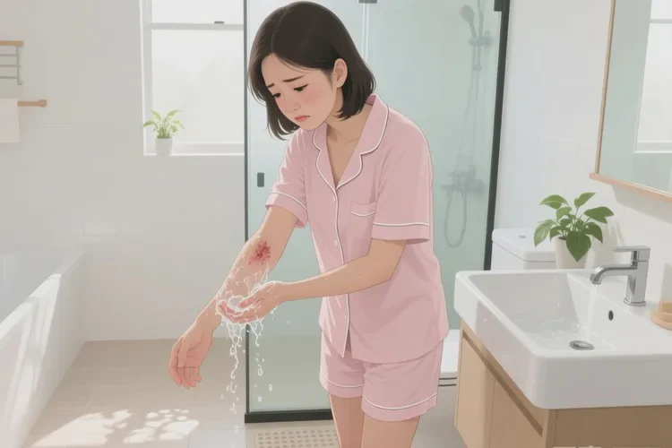 女人身上偶尔起湿疹能靠自己自愈吗(图1)