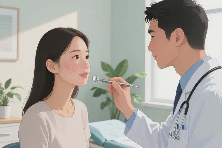 女性面部容易长湿疹能治愈吗(图2)