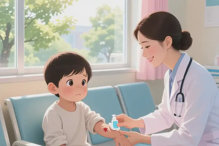 少儿手臂长湿疹能治好吗(图2)