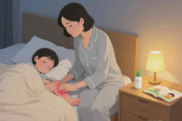 小孩大腿容易长湿疹可以治愈吗(图1)