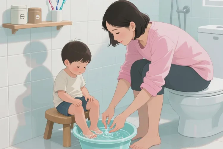 孩子脚上长湿疹可以治愈吗(图3)