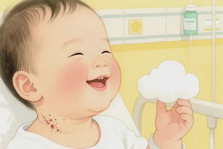 孩子脖子上有湿疹能治好吗(图3)